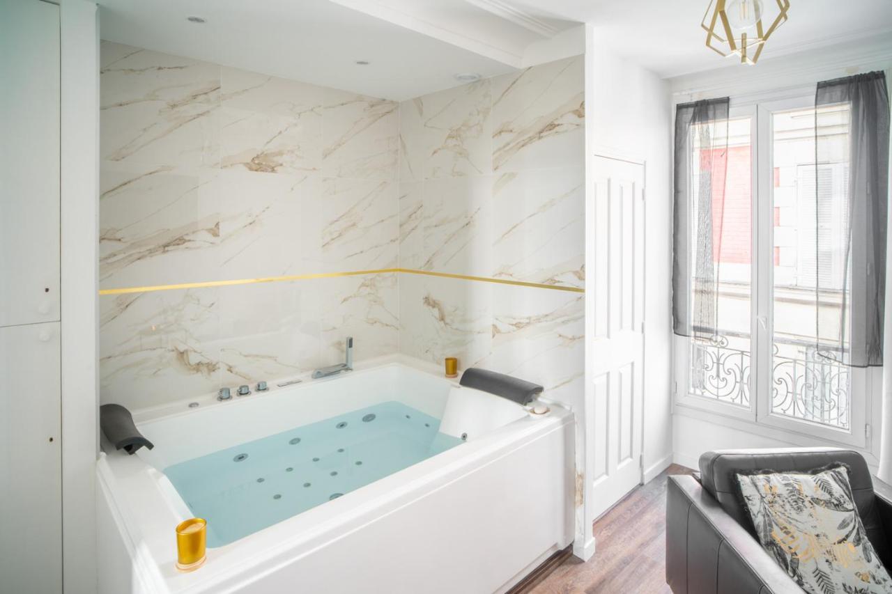 Suite L'Eclipse Paris, Logement Avec Jacuzzi, A 10 Minutes Des Champs Elysees Леваллуа-Перре Екстер'єр фото